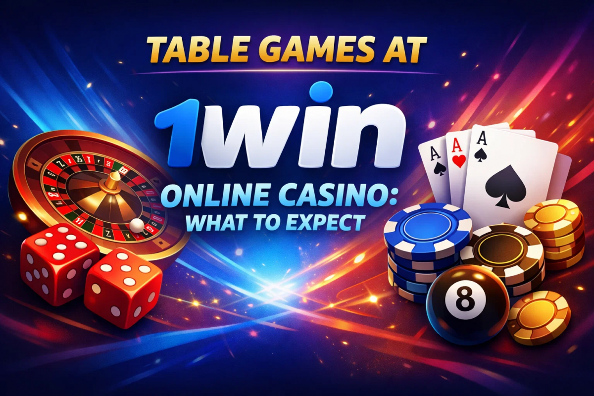 Table Games at 1Win Online Casino: What to Expect